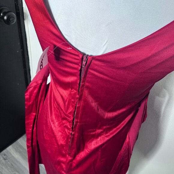 NWT Lette Red Cocktail Midi Dress Size S - Picture 6 of 15